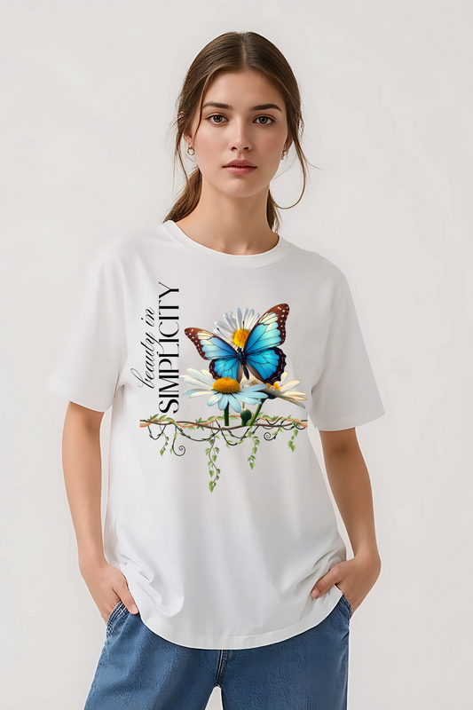 BEAUTY IN SIMPLICITY OVERSIZED TEE WHITE
