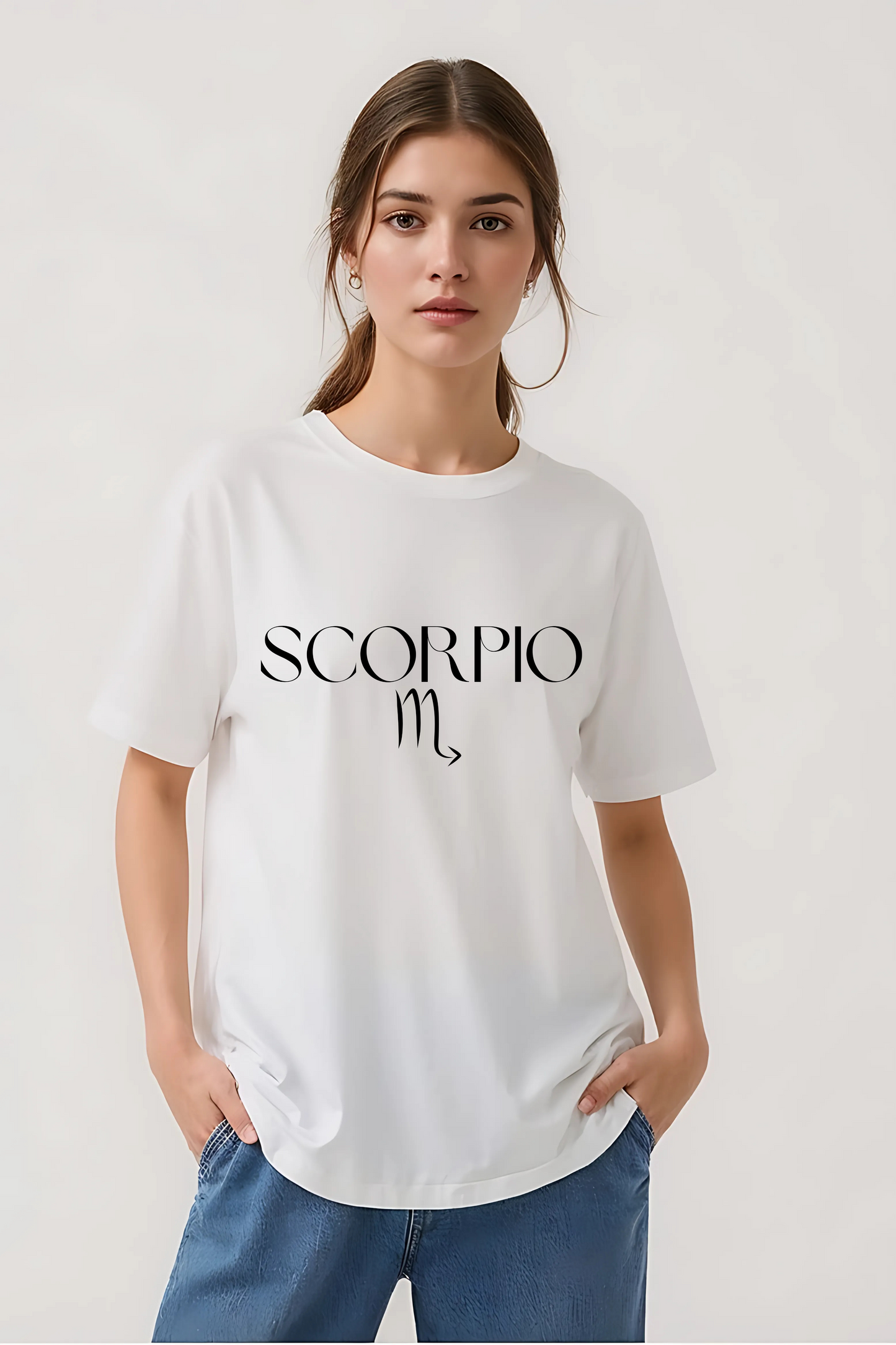 SCORPIO OVERSIZED TEE WHITE