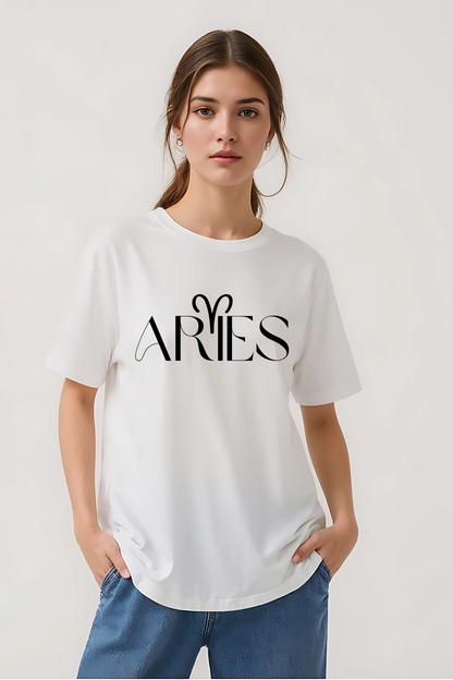 ARIES OVERSIZED TEE WHITE