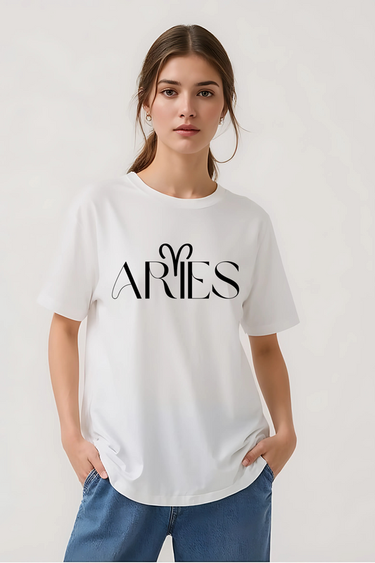 ARIES OVERSIZED TEE WHITE