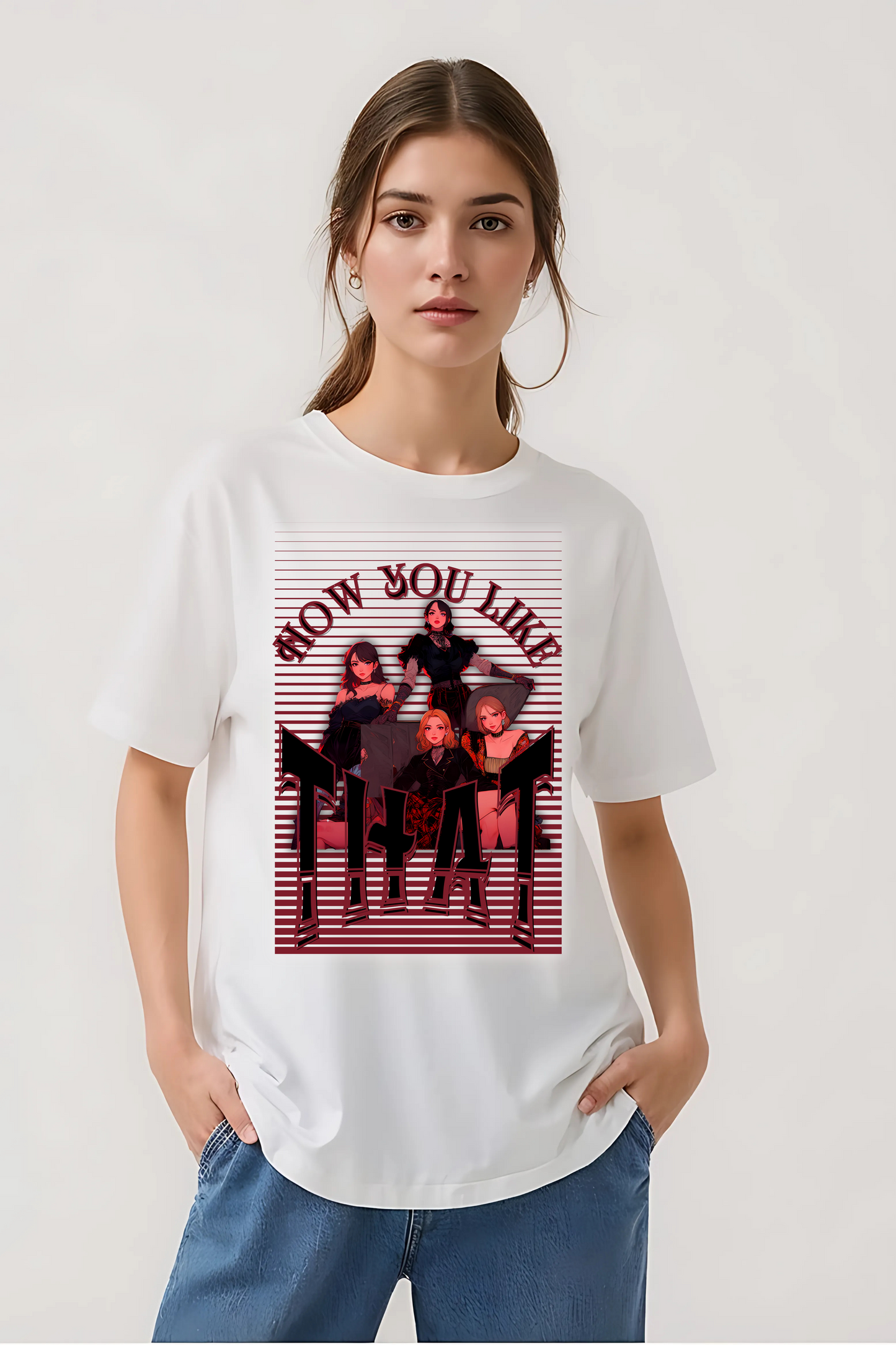 HOW YOU LIKE THAT OVERSIZED TEE WHITE