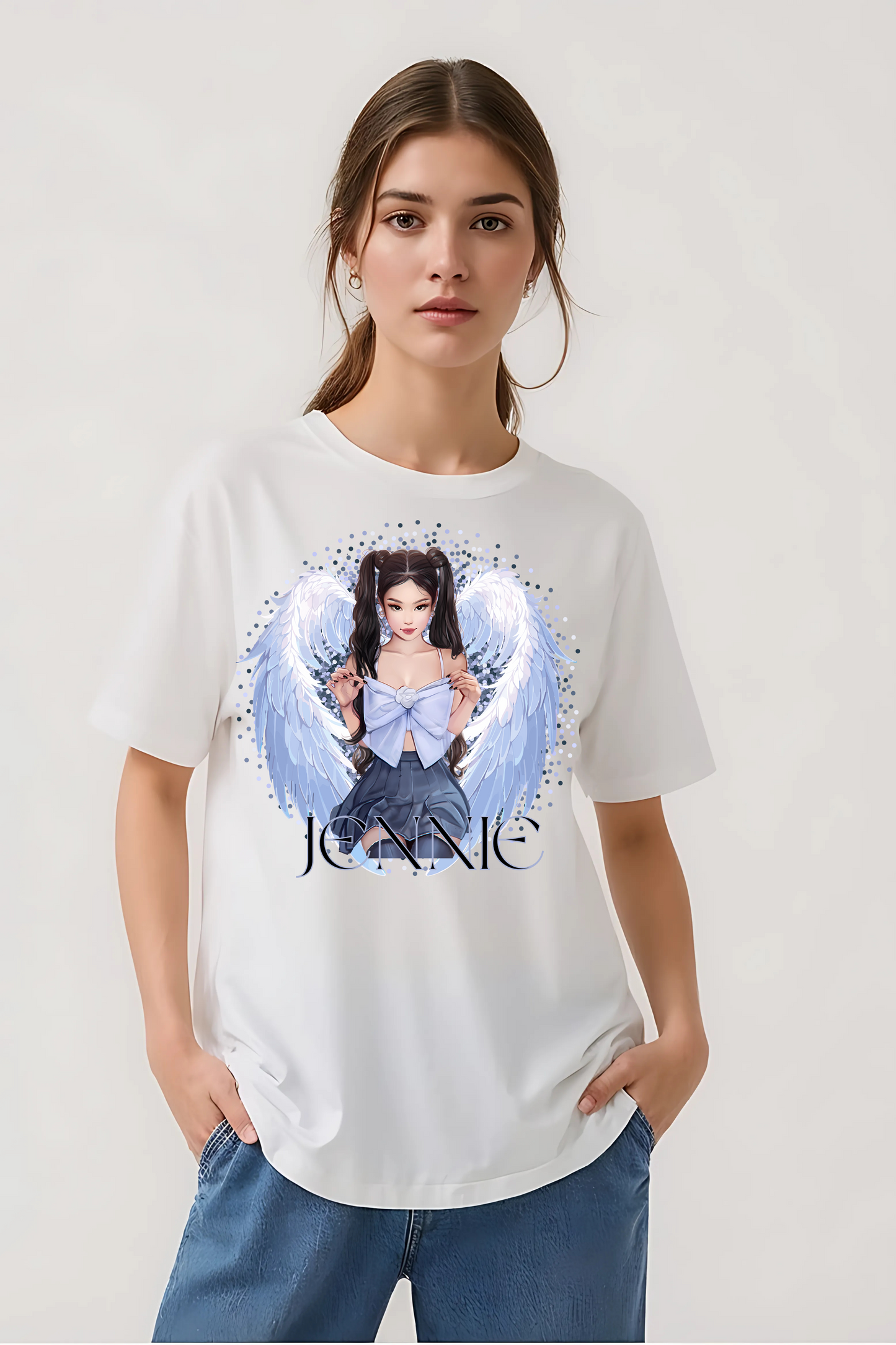 JENNIE OVERSIZED TEE WHITE