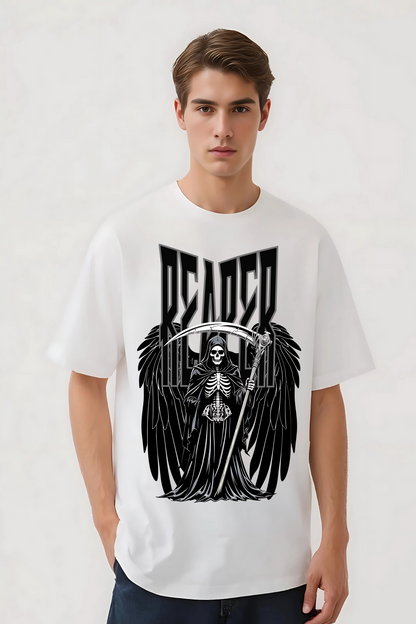 REAPER OVERSIZED TEE WHITE