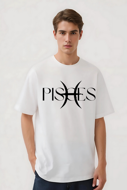PISCES OVERSIZED TEE WHITE