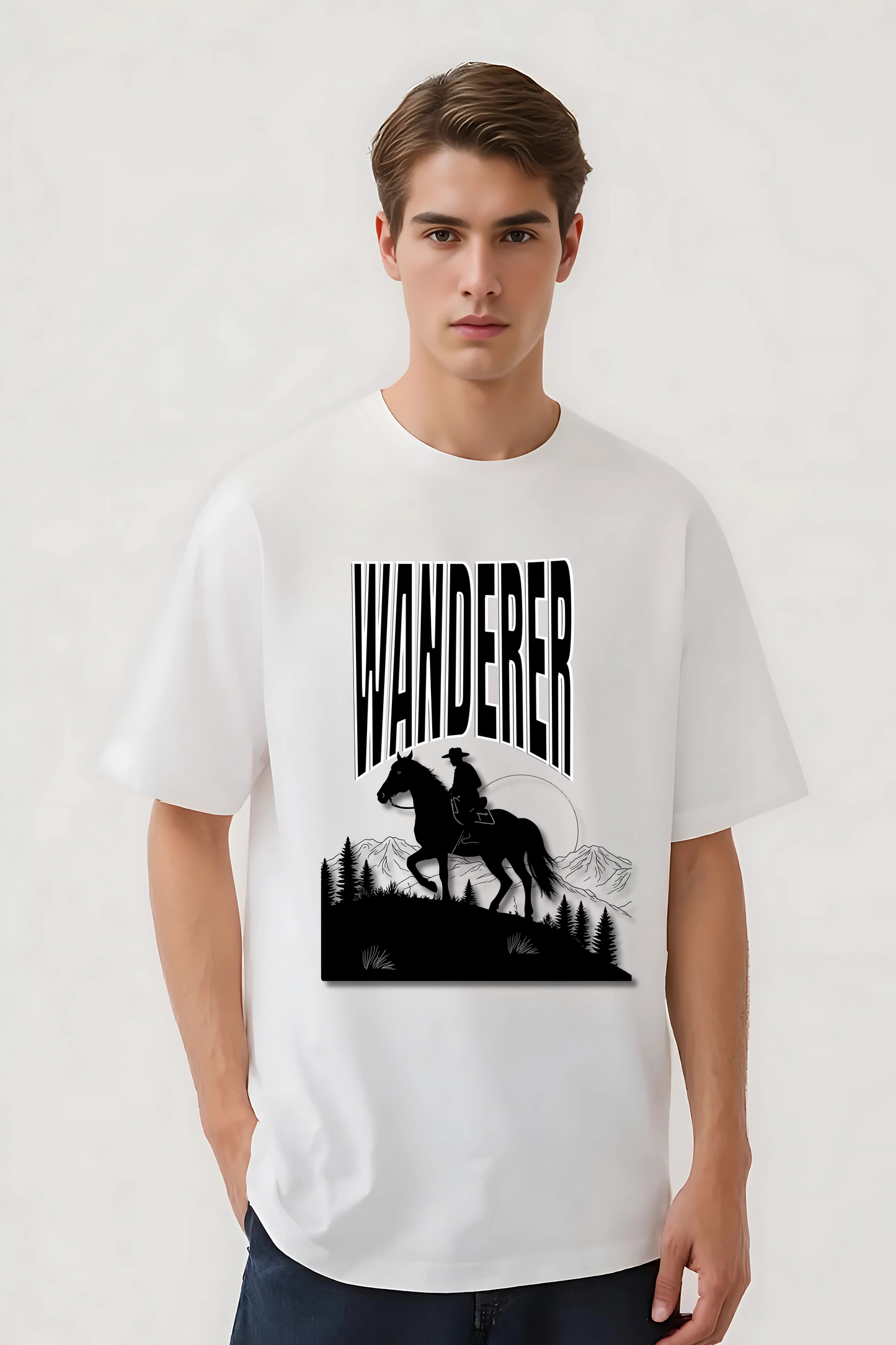 WANDERER OVERSIZED TEE WHITE