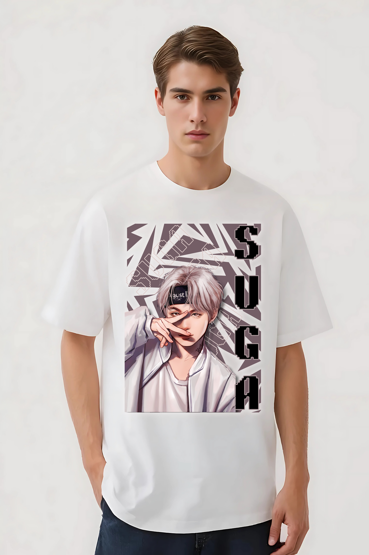 SUGA OVERSIZED TEE WHITE