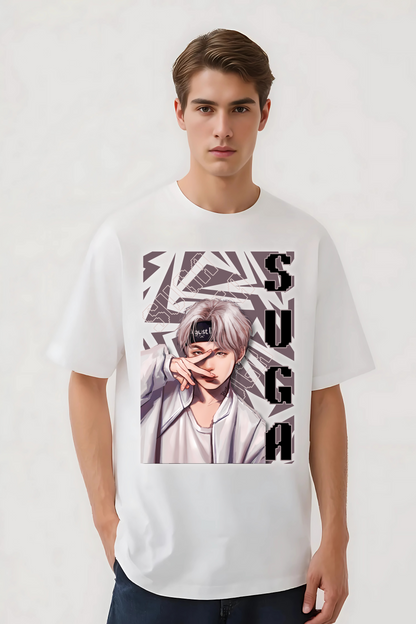 SUGA OVERSIZED TEE WHITE