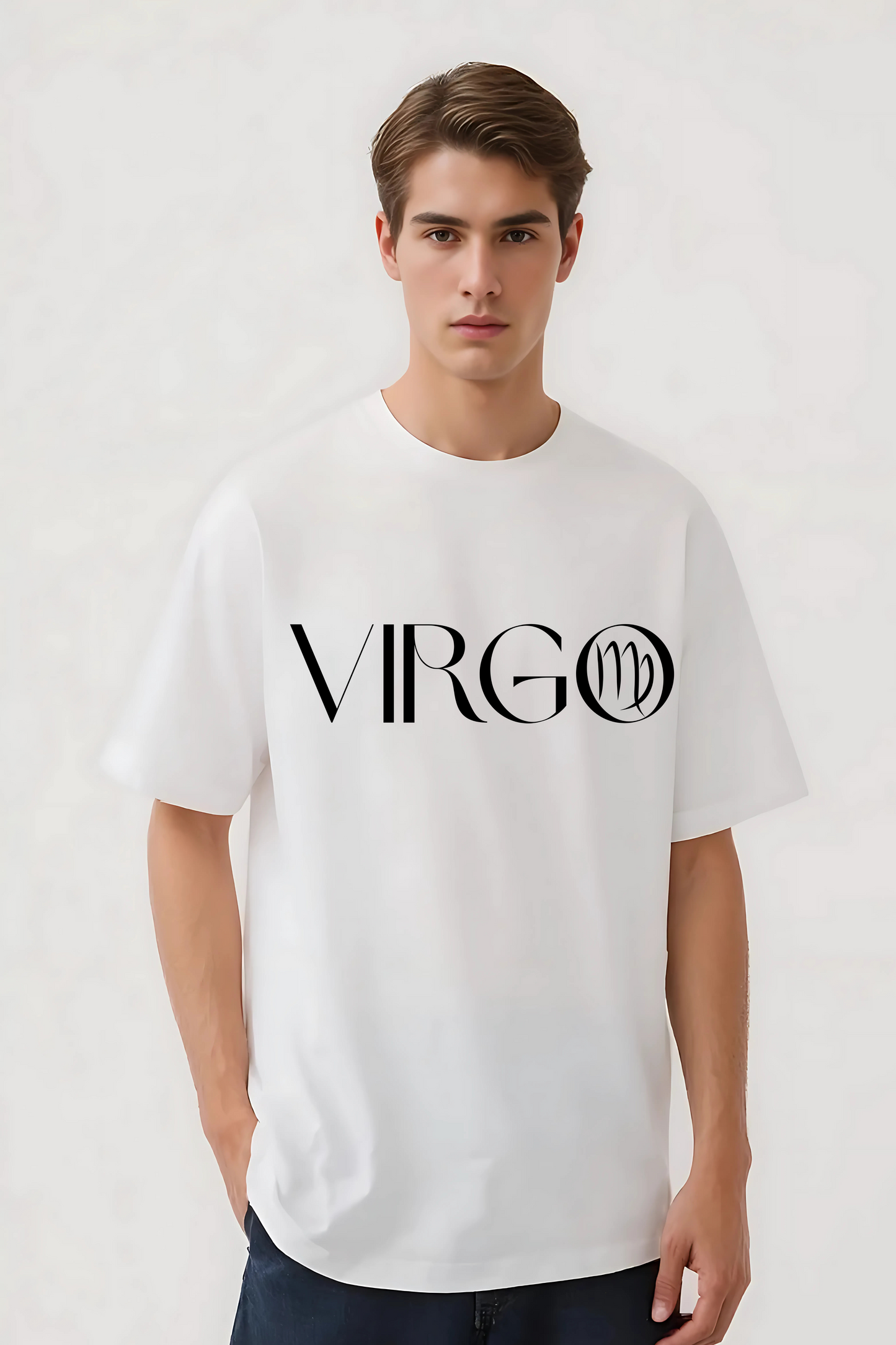 VIRGO OVERSIZED TEE WHITE