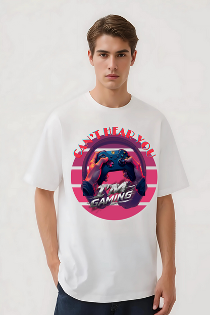 GAMING OVERSIZED TEE WHITE