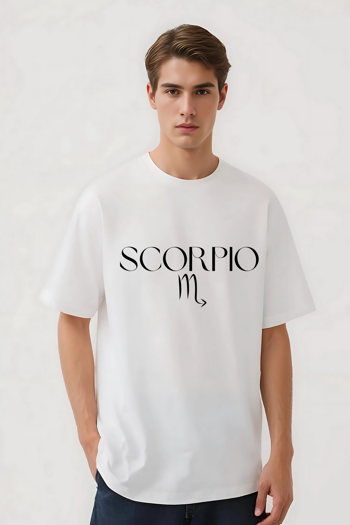 SCORPIO OVERSIZED TEE WHITE