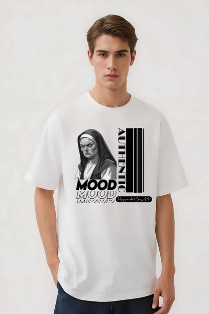 AUTHENTIC MOOD OVERSIZED TEE WHITE