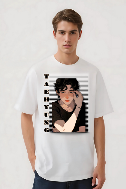 TAEHYUNG OVERSIZED TEE WHITE