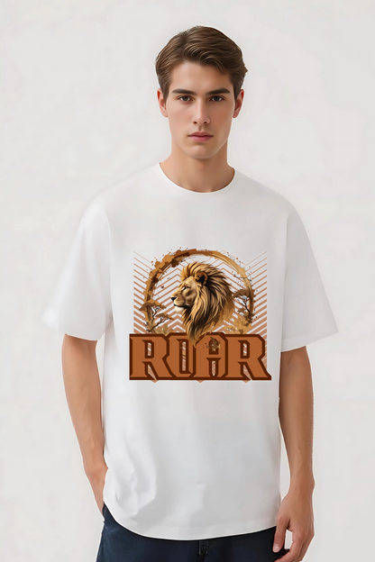 ROAR OVERSIZED TEE WHITE