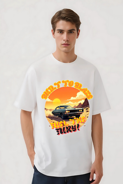 BLAZE OVERSIZED TEE WHITE