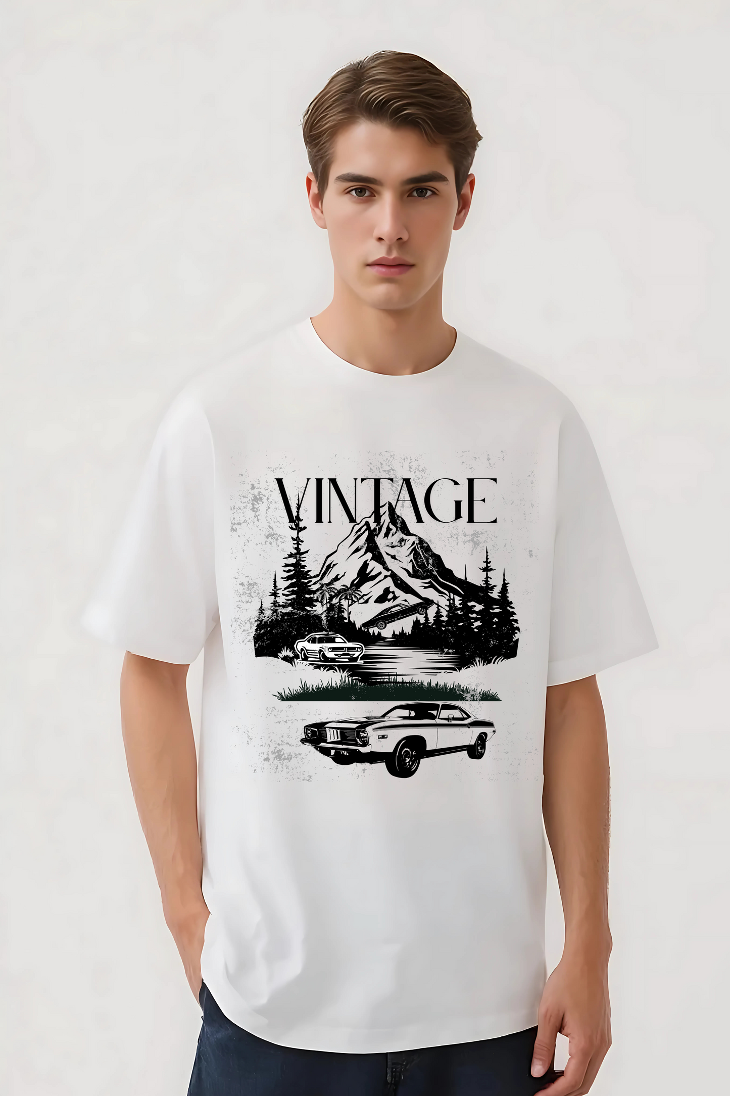VINTAGE OVERSIZED TEE WHITE