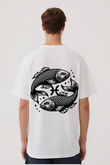 PISCES OVERSIZED TEE WHITE