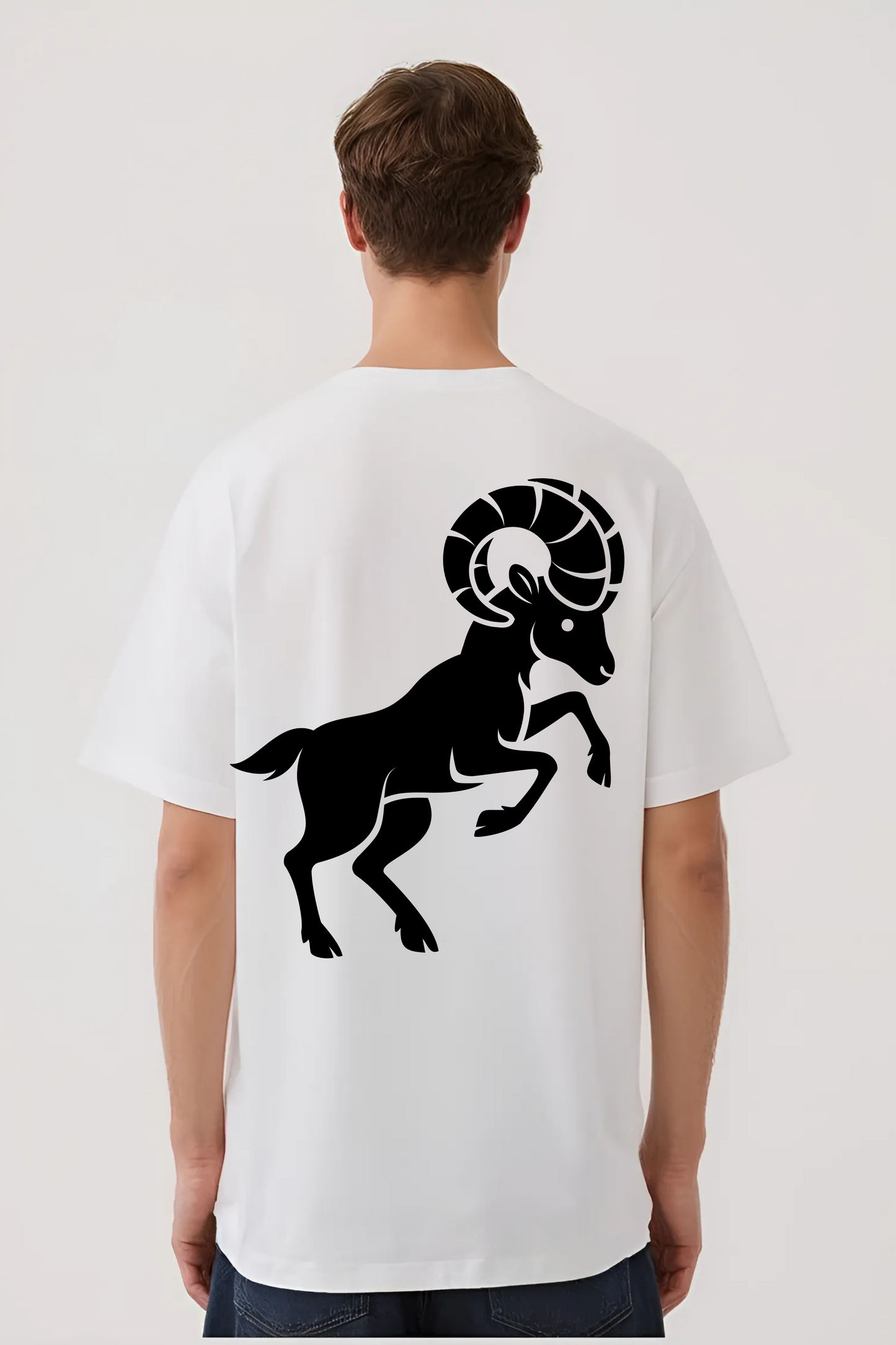 ARIES OVERSIZED TEE WHITE