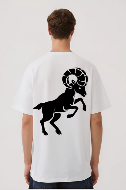 ARIES OVERSIZED TEE WHITE