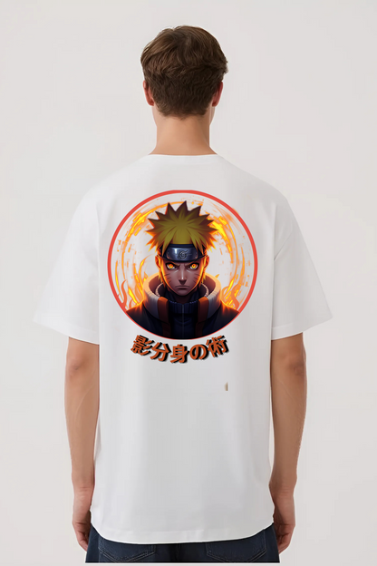 NARUTO GRAPHIC OVERSIZED TEE WHITE