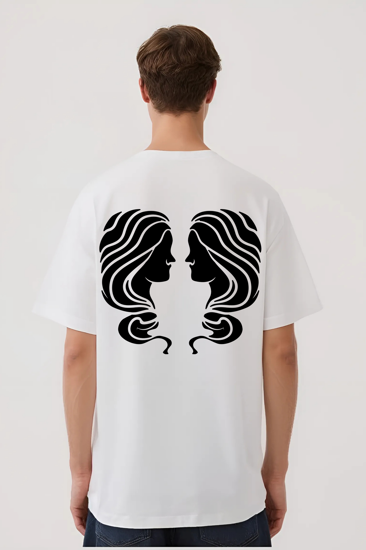 GEMINI OVERSIZED TEE WHITE