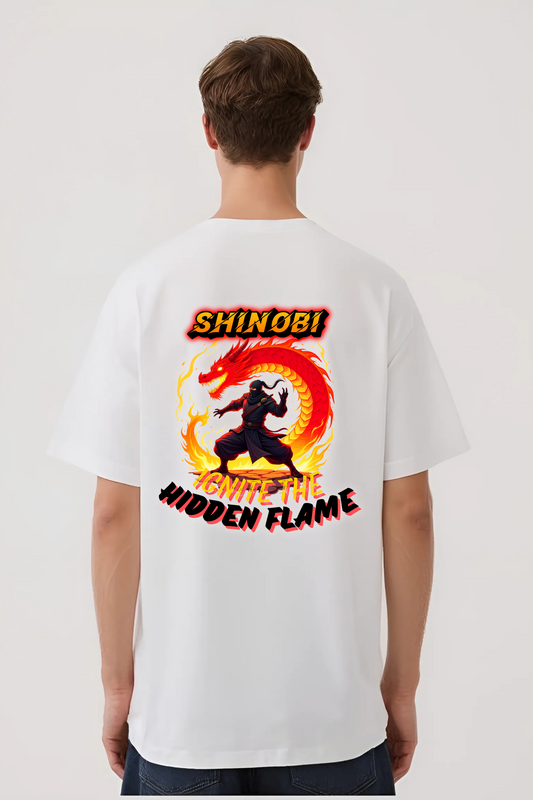 SHINOBI OVERSIZED TEE WHITE