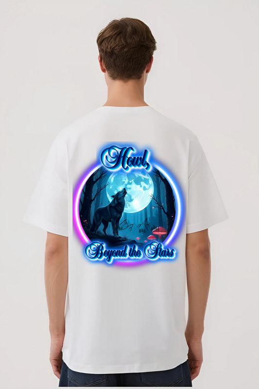 HOWL OVERSIZED TEE WHITE