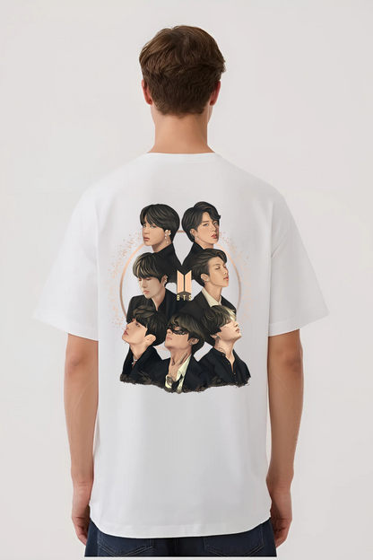 BTS-I OVERSIZED TEE WHITE