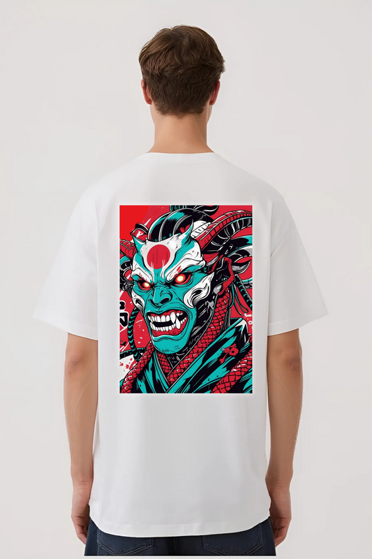 GOOD & BAD DEEDS OVERSIZED TEE WHITE