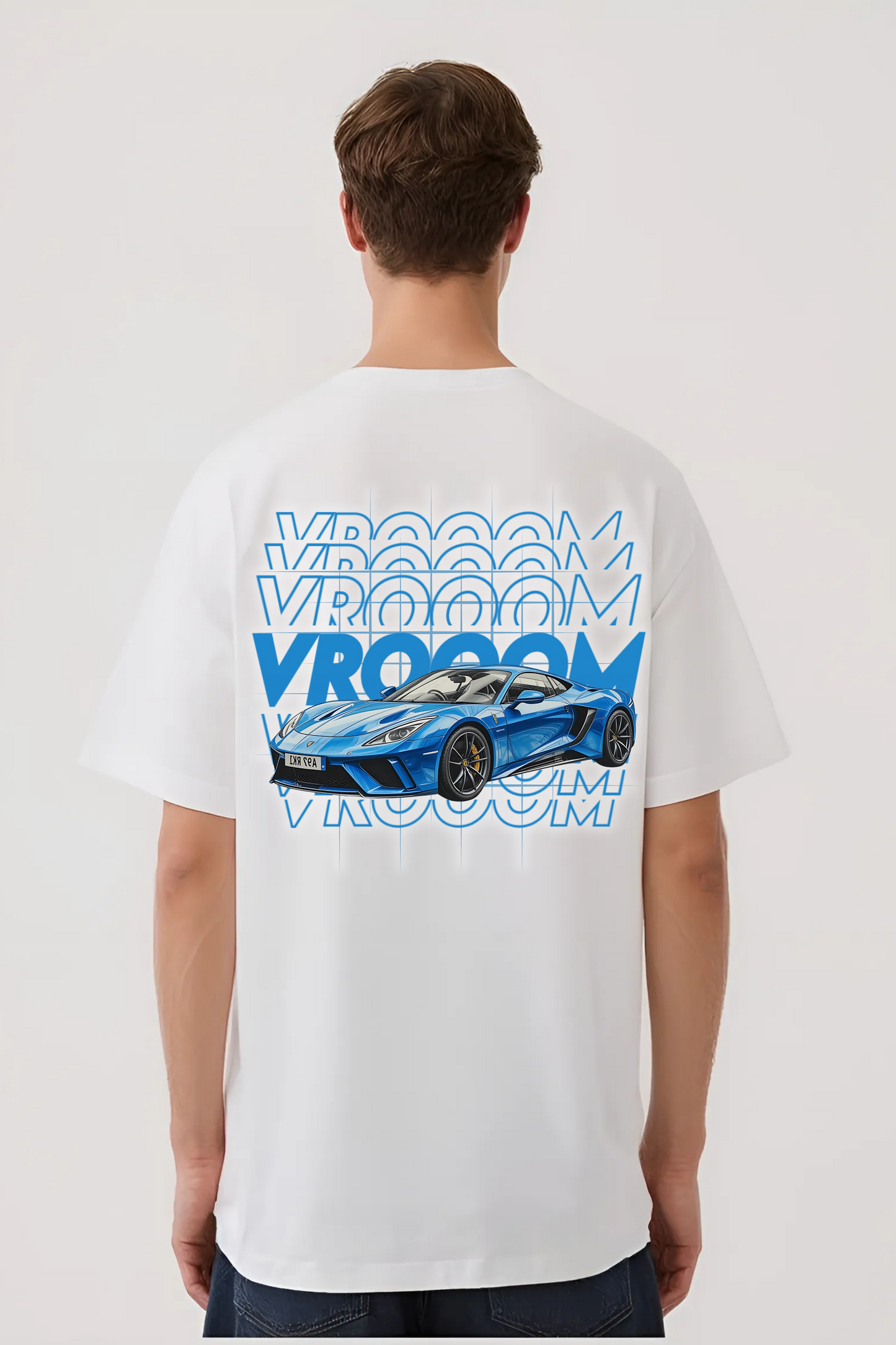 VROOM OVERSIZED TEE WHITE