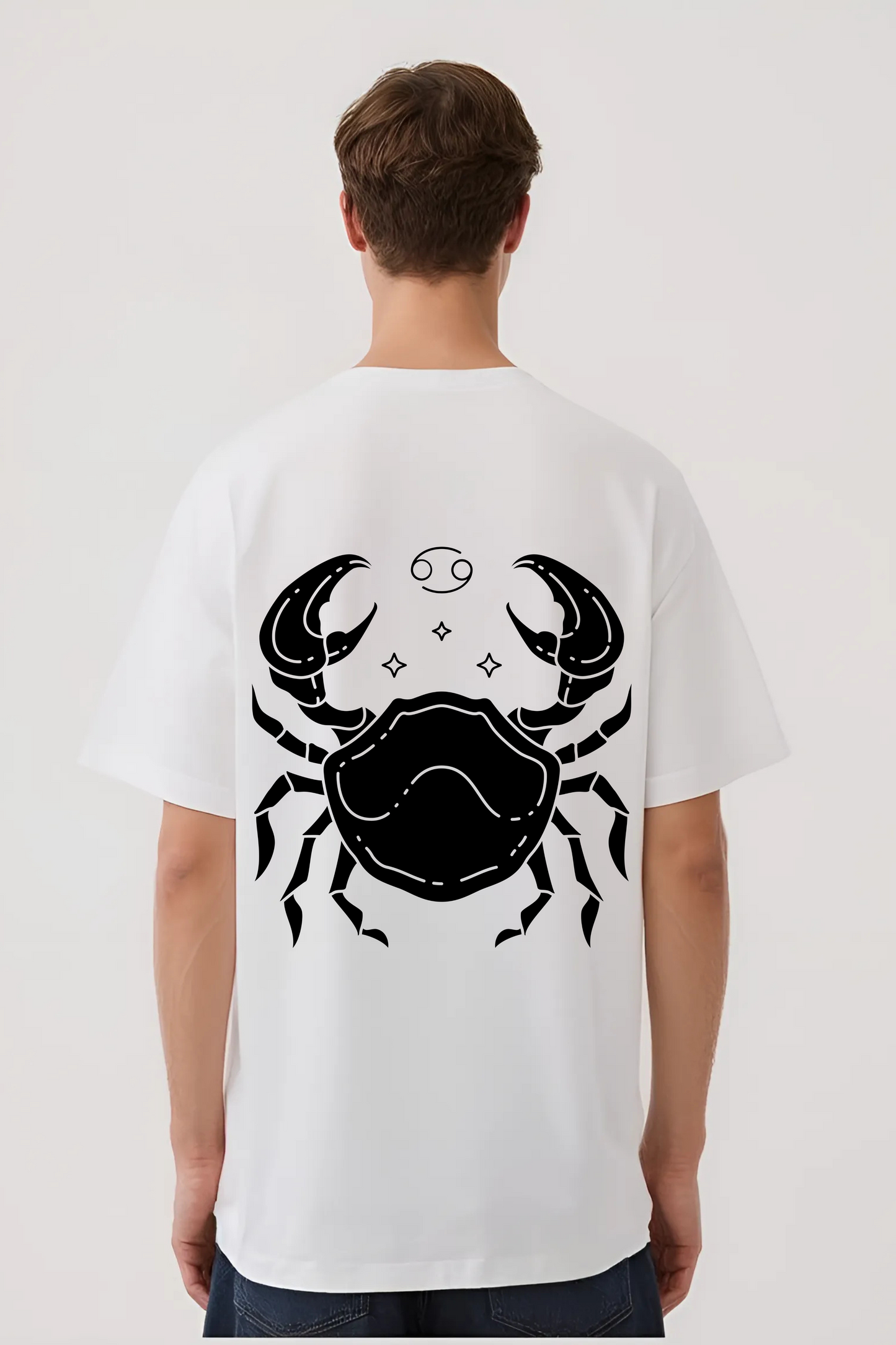 CANCER OVERSIZED TEE WHITE