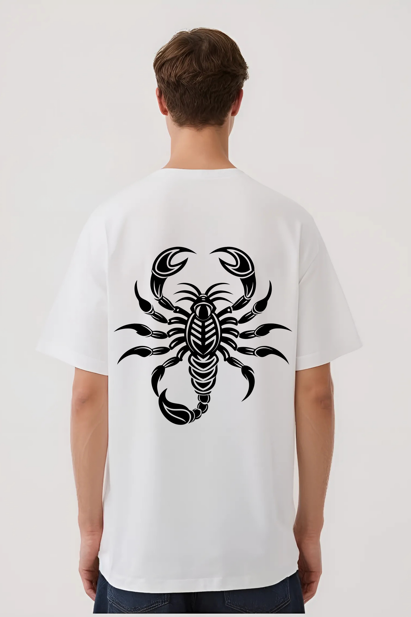SCORPIO OVERSIZED TEE WHITE