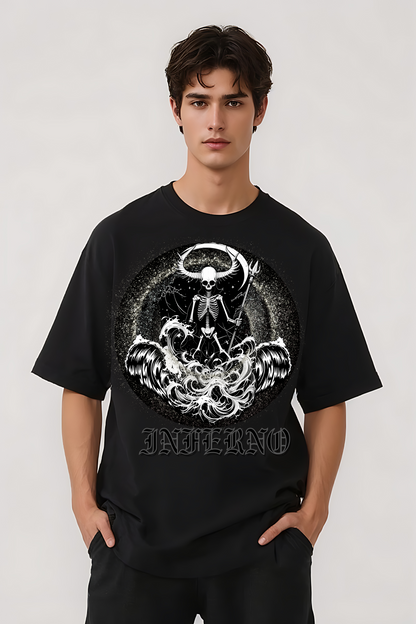 INFERNO OVERSIZED TEE BLACK