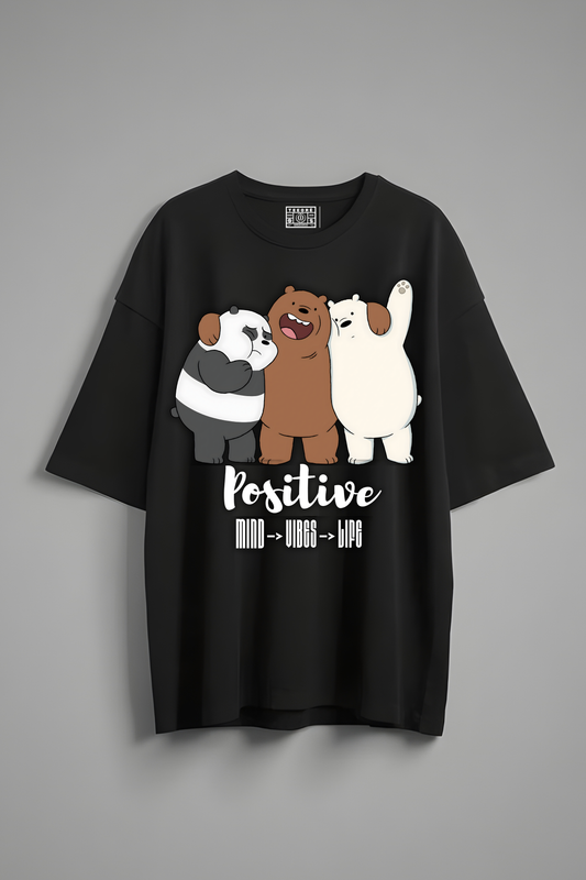 THREE BARE BEARS OVERSIZED T-SHIRT