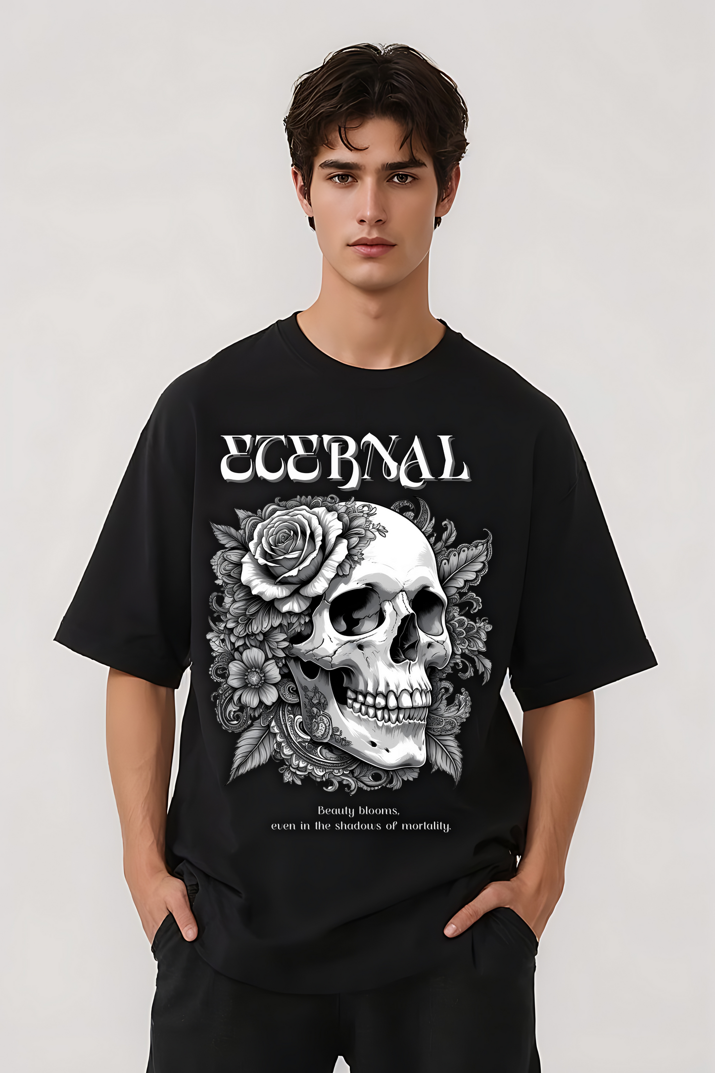 ETERNAL OVERSIZED TEE BLACK