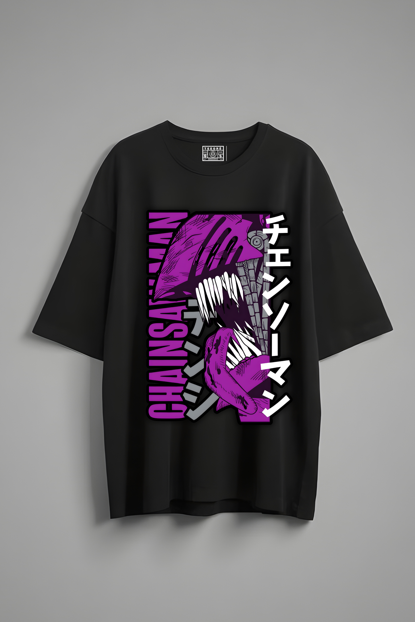 CHAINSAWMAN OVERSIZED T-SHIRT BLACK