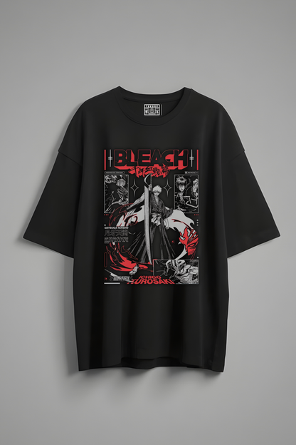 BLEACH OVERSIZED T-SHIRT BLACK