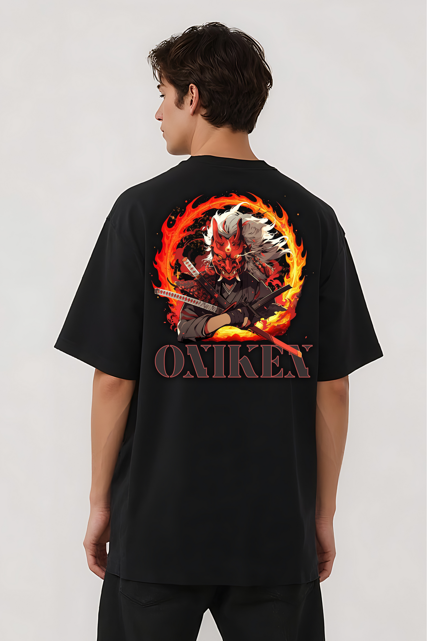 ONIKEN OVERSIZED TEE BLACK