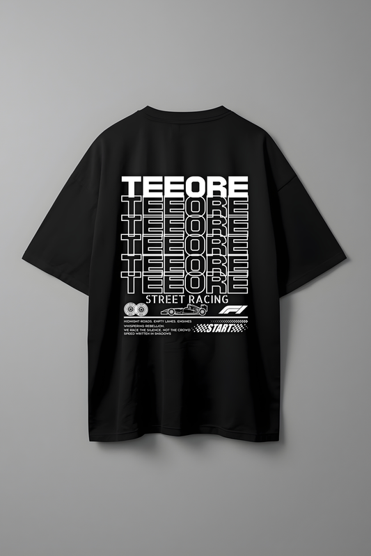 F1 OVERSIZED T-SHIRT BLACK