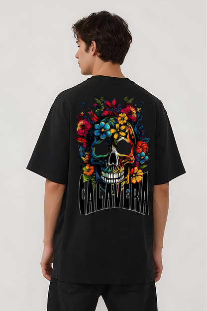 CALAVERA OVERSIZED TEE BLACK