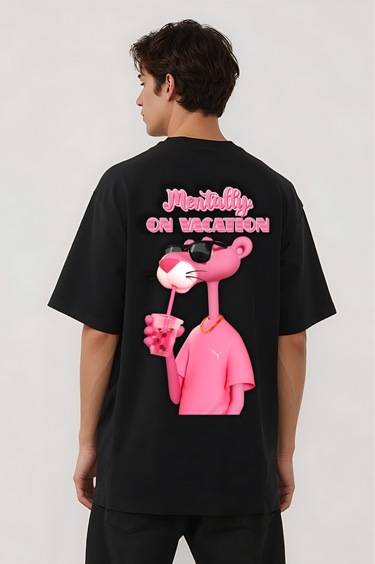 VACATION OVERSIZED TEE BLACK