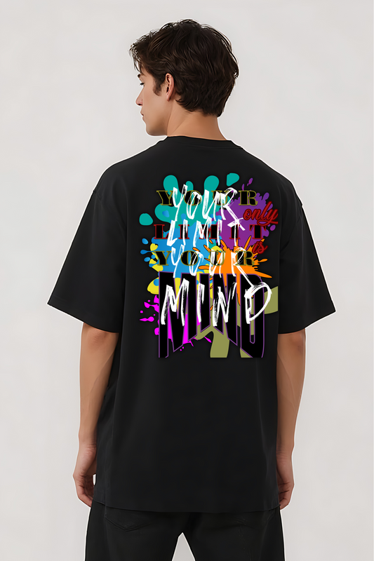 MIND OVERSIZED TEE BLACK