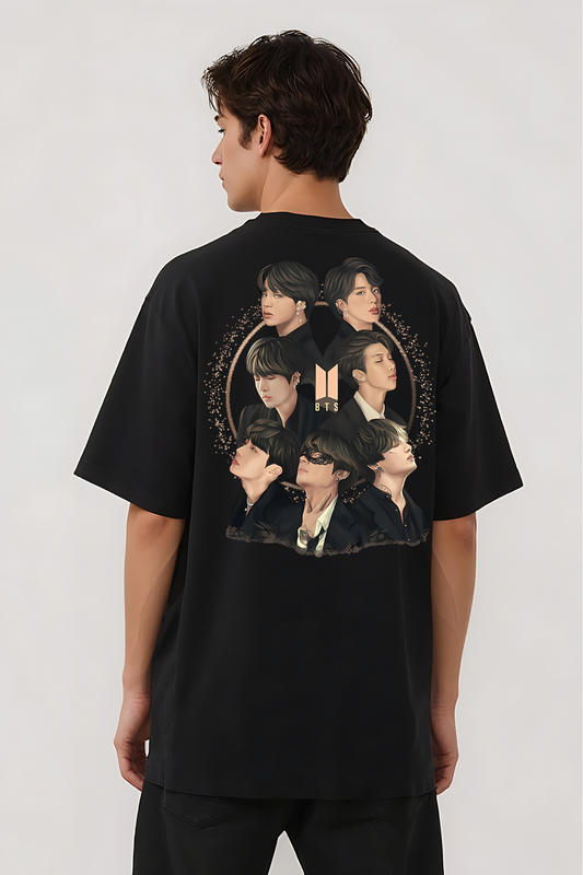 BTS-I OVERSIZED TEE BLACK