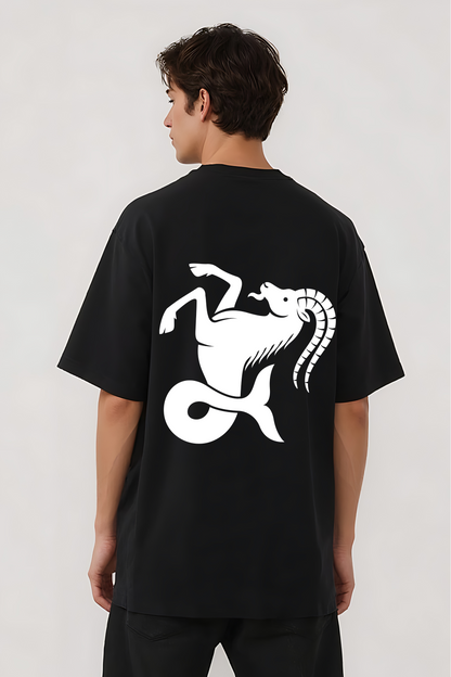 CAPRICORN OVERSIZED TEE BLACK