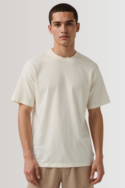 CATS OVERSIZED TEE BEIGE