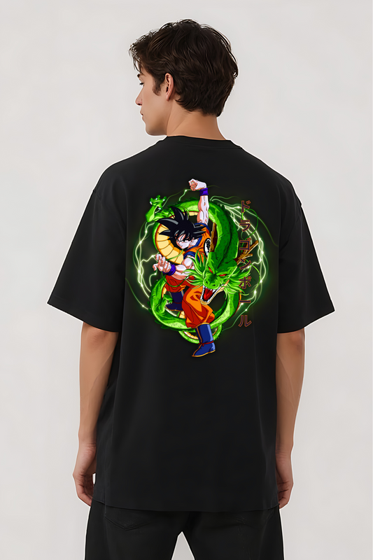 GOKU OVERSIZED TEE BLACK
