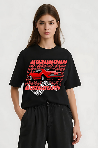 ROADBORN OVERSIZED TEE BLACK
