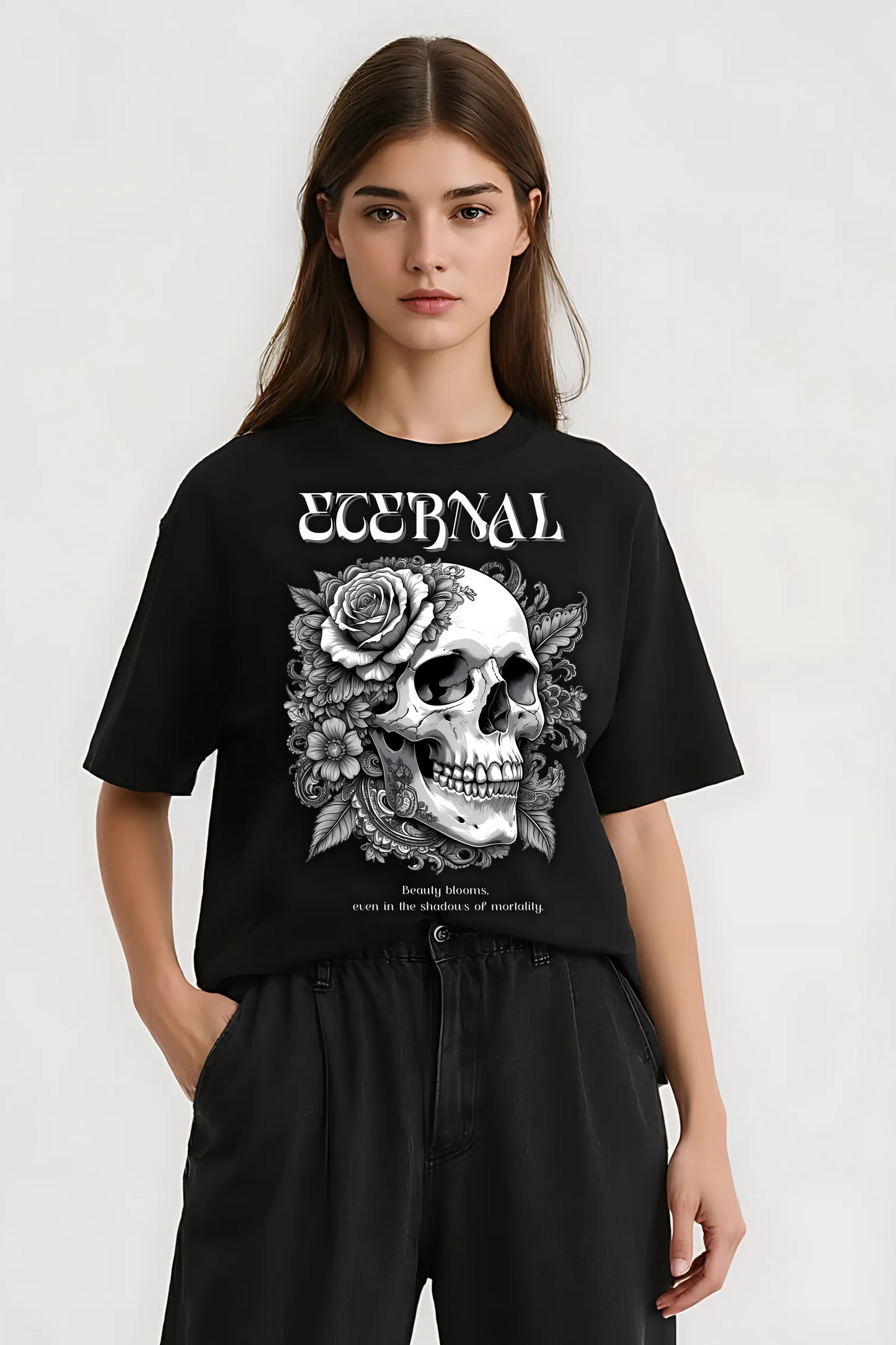 ETERNAL OVERSIZED TEE BLACK