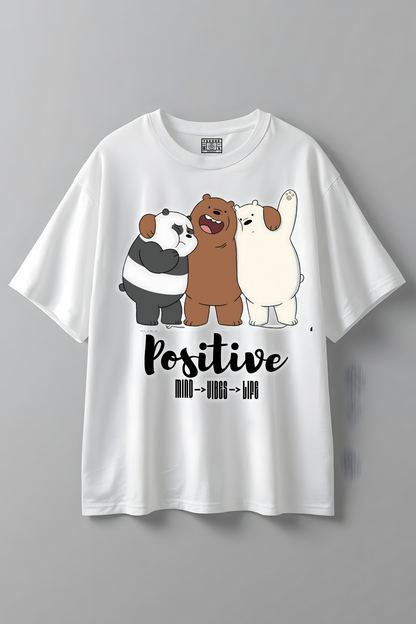 THREE BARE BEARS OVERSIZED T-SHIRT