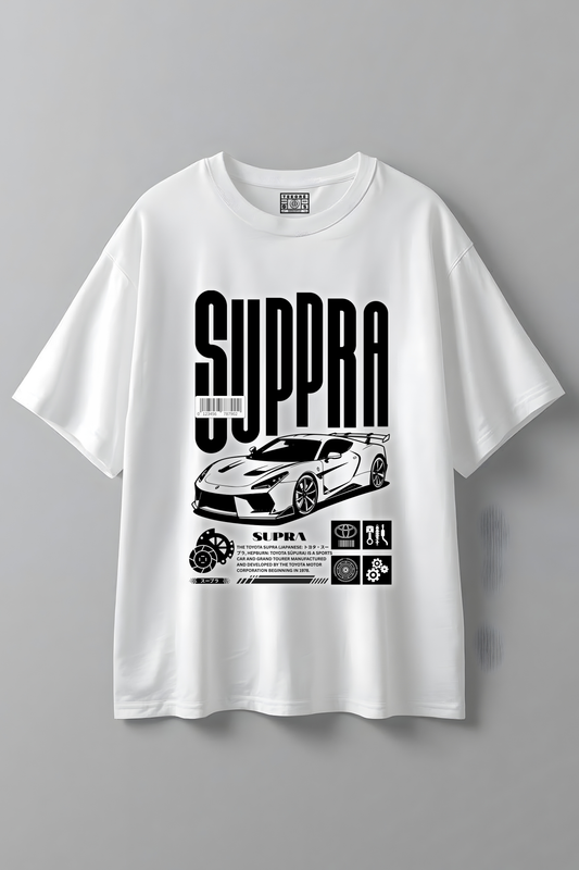 SUPRA OVERSIZED T-SHIRT WHITE
