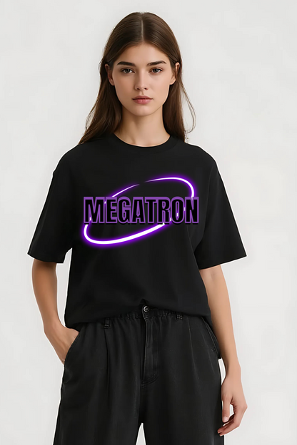 MEGATRON OVERSIZED TEE BLACK